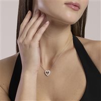 Collana Mabina Donna Regina di cuori in Argento Cubic Zirconia 553855 - 553855